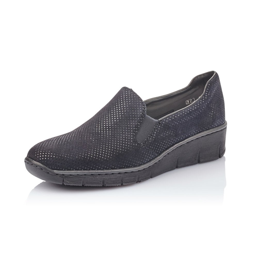 Rieker Skor Dam Blå - Slip On Skor | 294783YWD